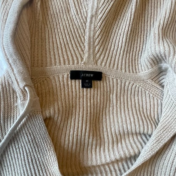 J. Crew Ribbed Cotton-Cashmere Sweater - Size M - Picture 4 of 5